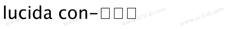 lucida con字体转换